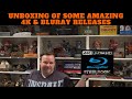 Unboxing Of Some Amazing 4k Ultra HD Bluray & Bluray Releases.