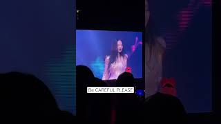 When Jennie made Blink panic because she almost fell on the stage 😭 #jennieblackpink #jennieshorts