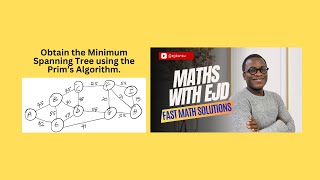 FMS 42: Minimum Spanning Tree: Prim's Algorithm