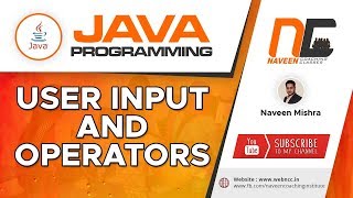 Operators and User Input-Day 3-Java Tutorial-Easy Programming