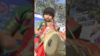 17th Pravasi Bharatiya Divas: Cute kid in traditional attire beats drum to welcome PM Modi in Indore