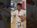 Sai (trident) rotation Senpai Fumiya Matayoshi / Ryukyu Kobudo Shimbukan dojo Okinawa