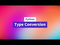 12. Data Type Conversion in Python #python #pythonbeginner  #coding #practice #education