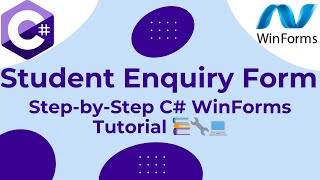 WinForms Tutorial: Create a Simple Enquiry Form with Labels, Text Boxes & Buttons Step-by-Step! 🖥️