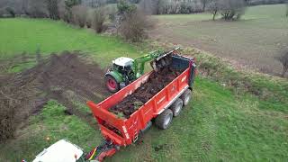 Top départ des épandages de fumier 2025 avec l'ETA Pinabel Fendt 620 et un épandeur 3 essieux😱🤩