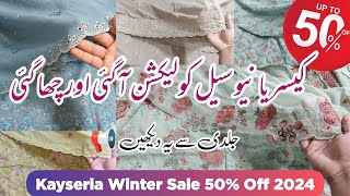 Kayseria Winter Collection 2024 | 🥳 Kayseria 50% Off 💕 | Kayseria Winter Sale 😍🔥