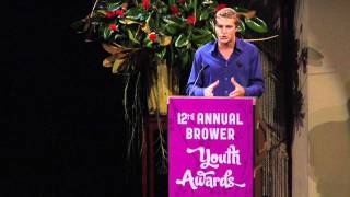 Kyle Thiermann Acceptance Speech, 2011 Brower Youth Awards