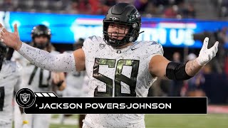 Raiders Select G Jackson Powers-Johnson | Highlights | 2024 NFL Draft