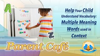 Understand Vocabulary- Multiple Meaning Words - Homonyms