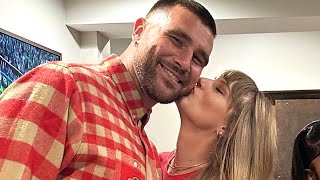 Taylor Swift Kisses Travis Kelce at Post-Game Gathering