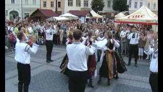 Siebenbürgische Jugendtanzgruppe München - Großer Ring Hermannstadt 8-8-2009