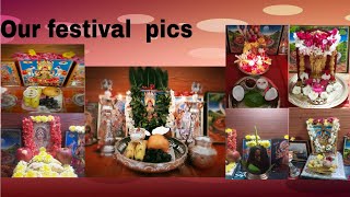 My festival and daily puja video # Guntupalli's channel