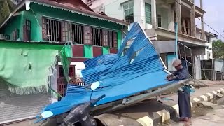 Footage shows damage left by Cyclone Mocha in western Myanmar | Radio Free Asia (RFA)