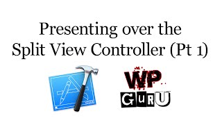 Presenting on top of a UISplitView Controller - Part 1