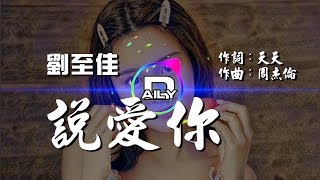 【大陸流行歌】劉至佳 - 說愛你 ♬♫動態歌詞MV【高音質完整版】(2018)