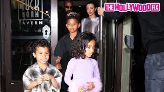 Kanye West & Bianca Censori Treat Kids Chicago, Psalm & Saint West To Movie Night At The Tuck Room