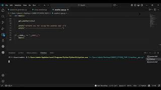 OIBSIP Python Task 5 - Weather App using API | Oasis Infobyte Internship | Python project