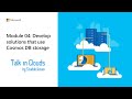 AZ-204 Session 5:  Develop solutions that use Cosmos DB storage