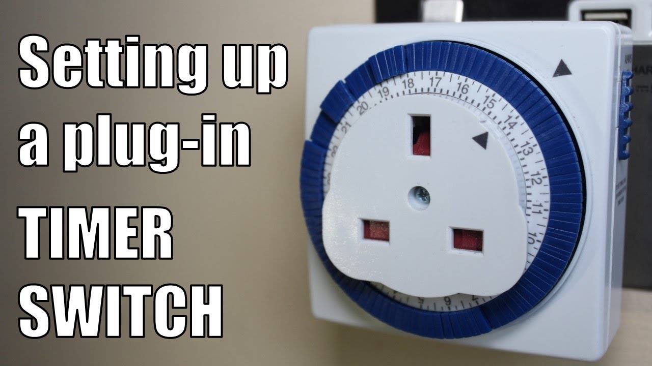 How To Use A Plug In Timer Switch Setting Up A Mechanical Timer