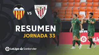 Resumen de Valencia CF vs Athletic Club (0-2)