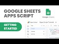 Google Apps Script for Sheets: Automate with Custom Scripts (basics)