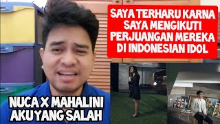 MAAF SAYA MENANGIS | NUCA X MAHALINI - AKU YANG SALAH | MV (Reaction)