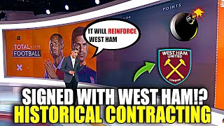 😱 THIS IS OUT NOW! JUST CLOSED WEST HAM UNITED! LATEST NEWS FROM WEST HAM UNITED