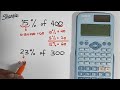 Solving Percentages Problem - Civil Service Exam Review