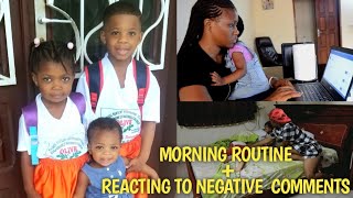 Realistic Cameroonian Mom of 3 School Morning Routine/ Life in Douala