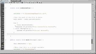 Java - Delete A Text File