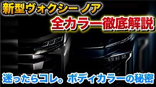 新型ヴォクシー 新型ノア 全ボディカラー徹底解説！ 人気のカラーと傷が消えるボディカラーの秘密！noah voxy トヨタ