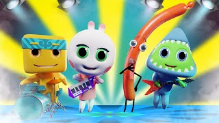 Funny Aliens Musical Band (Choko, Tiki, Taka, Loko) | D Billions Kids Songs