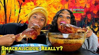 Darius first time tasting the sauce with Storytime(Hilarious)