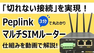 【3分で丸わかり！】切れない接続 マルチSIMルーター