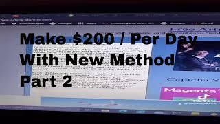 Make $200 / Per Day With This New Method Part 2 (Make Money Online As A Beginner) #Short