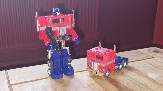 トランスフォーマー   オートボットコマンダー オプティマスプライム (2018年ジェネレーション・ワン・復刻版)  ストップ・モーションと新トランスフォーム説明ビデオ