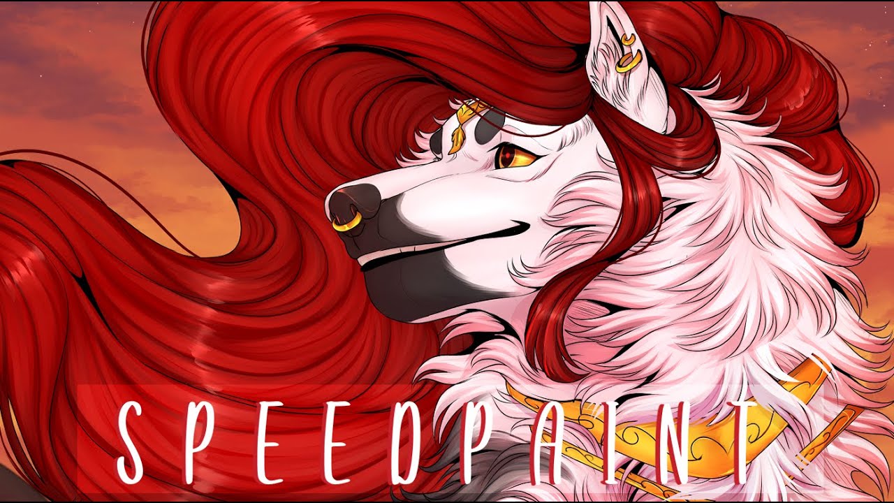 Red Sunset Speedpaint Youtube