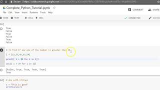 27 - Python List Function Min, Max, Any