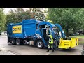 ex republic services priority waste mack leu heil carry can garbage truck