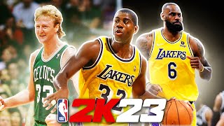 Coloquei os Elencos All Time de Cada Franquia Em Uma Temporada no NBA 2K23