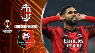 AC Milan vs. Rennes: Extended Highlights | UEL Play-offs 1st Leg | CBS Sports Golazo