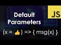 How to Set Default Parameter Values | JavaScript Tutorial