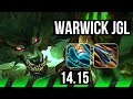 WARWICK vs KHA'ZIX (JGL) | 14/0/6, Rank 3 Warwick, Legendary, 500+ games | EUNE Grandmaster | 14.15