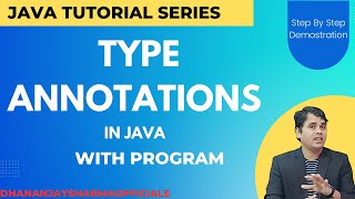 Type Annotations in Java | Type Annotation Program | Type Annotation Example