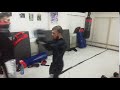 Eschiva si contra pentru lowkick drept Tedi Combat Team antrenamente  Muay Thai K1 Kickbox Kempo MMA