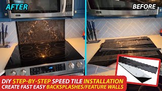 DIY KITCHEN BACKSPLASH in 30 MINUTES | SpeedTiles EXPOSED! 🔥
