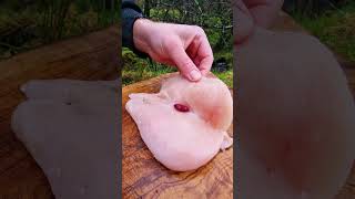 Dirty Chicken 🔥😱#shorts #menwiththepot #cooking #food #foodporn #asmr #fire #forest #nature