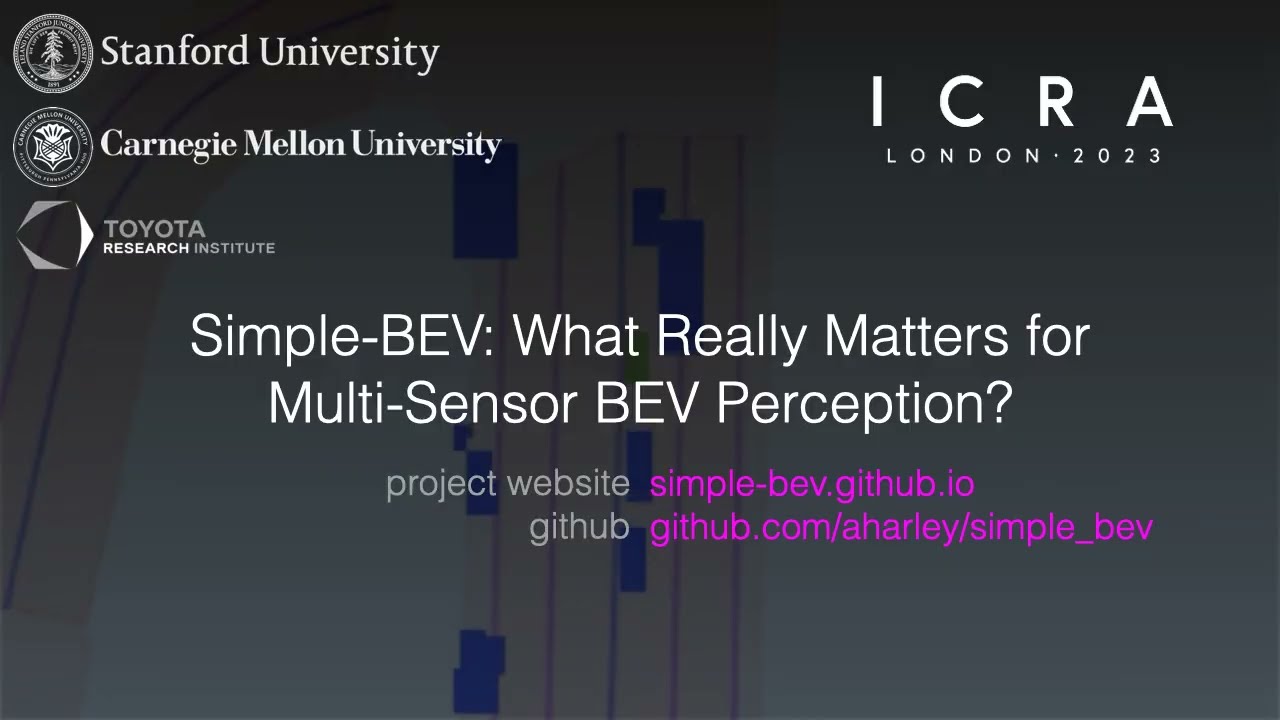 Simple-BEV: What Really Matters For Multi-Sensor BEV Perception? (ICRA ...