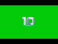 10 seconds 3D countdown greenscreen | 3D countdown greenscreen | green screen countdown