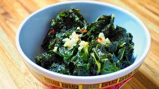 Pressure Cooker Chinese Kale